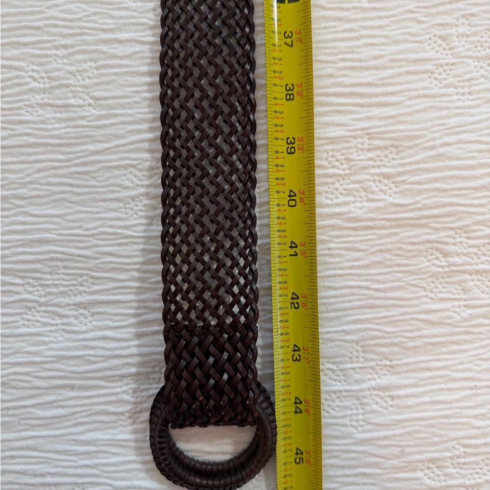 J. Crew Belt Brown woven size M/L - Picture 9 of 11
